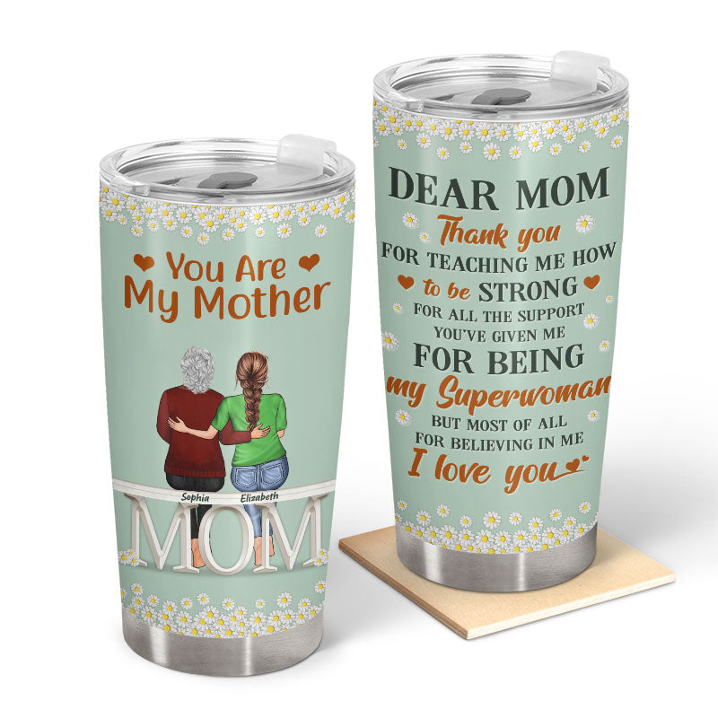 Personalized 'My Superwoman' Tumbler - Heartfelt Mom & Daughter Gift