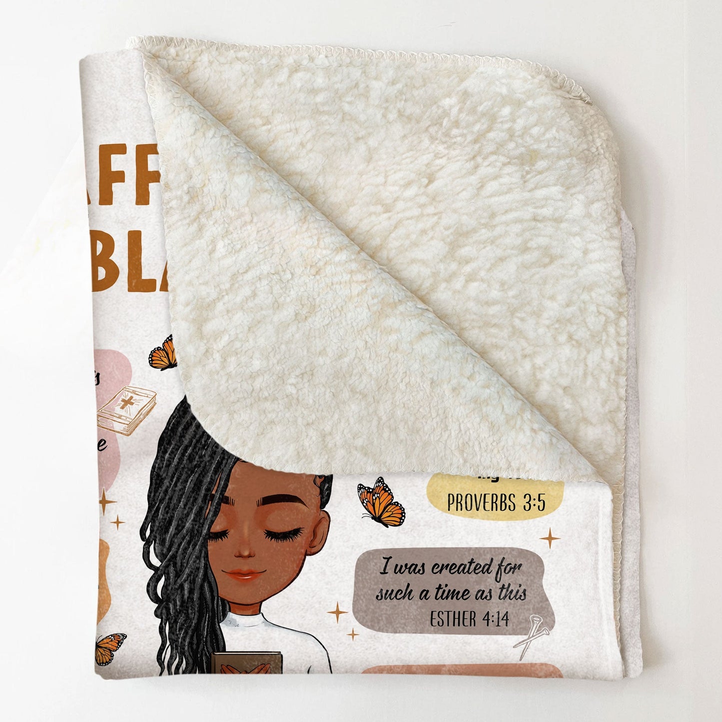 Personalized 'My Affirmations' Blanket | Faith-Inspired Gift for Her