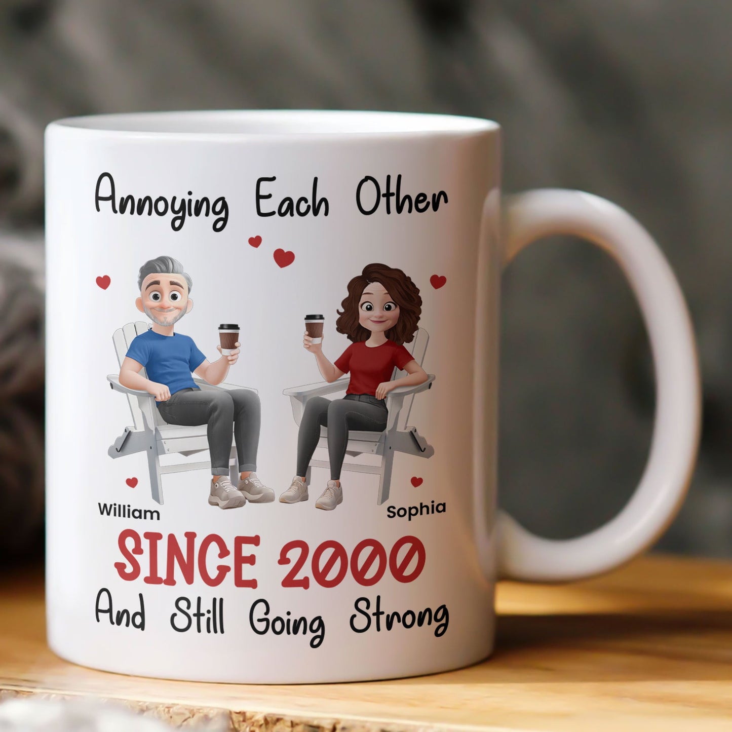 Customizable Mug - Celebrate Your Journey Together