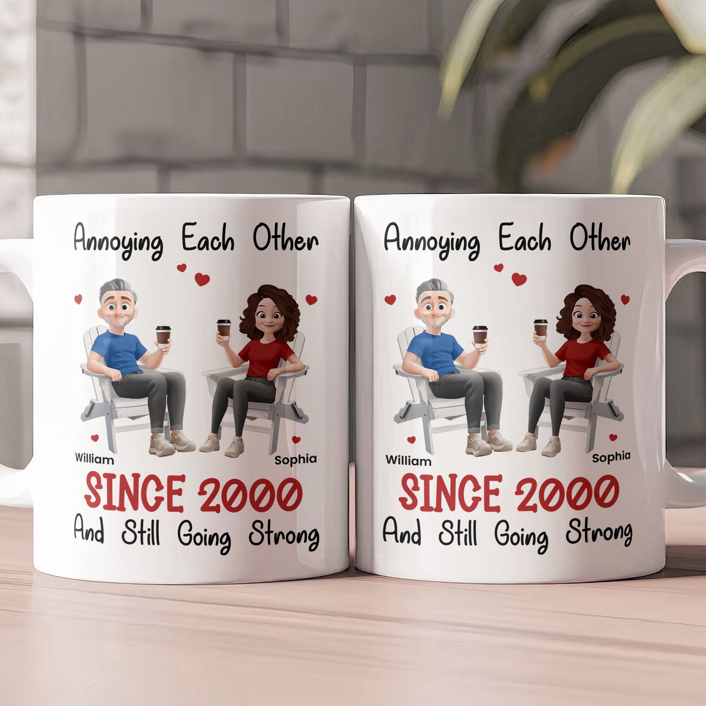 Customizable Mug - Celebrate Your Journey Together