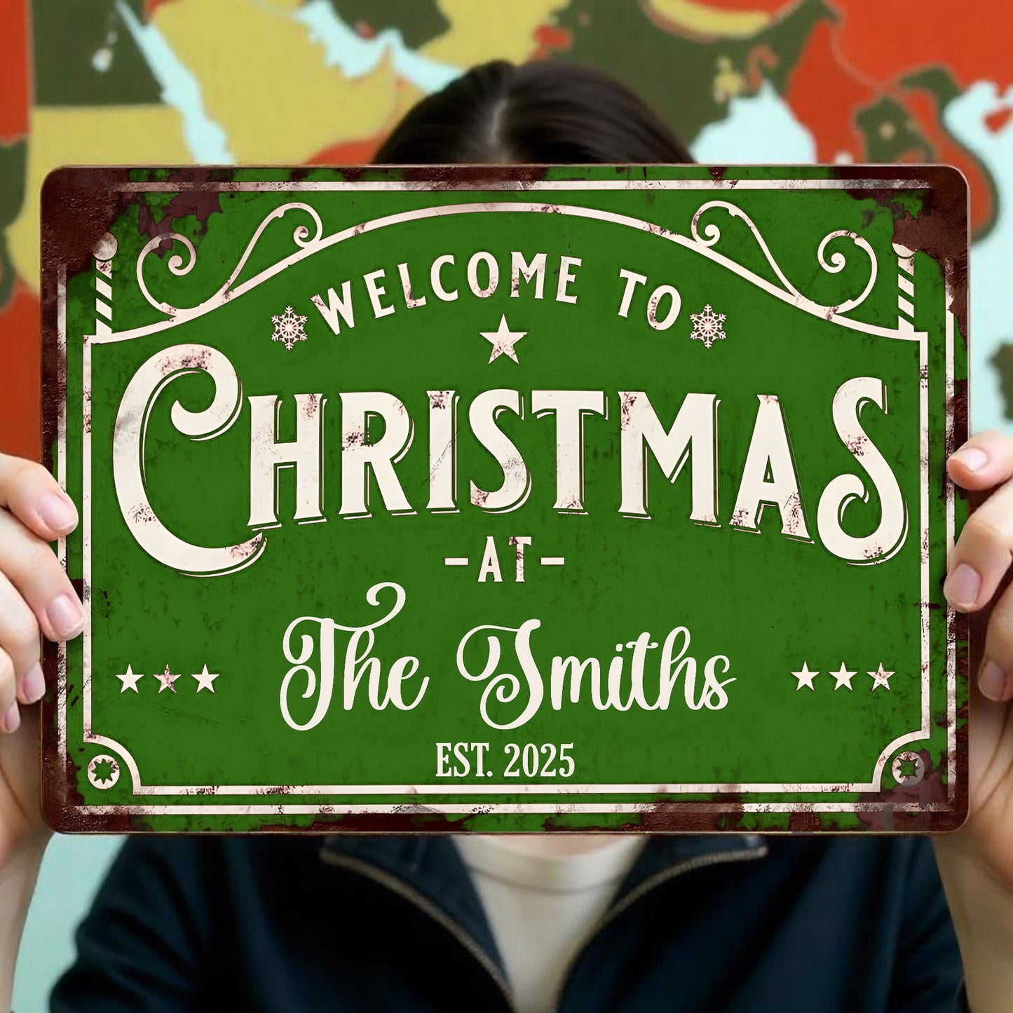 Personalized Sign - Welcome to Christmas
