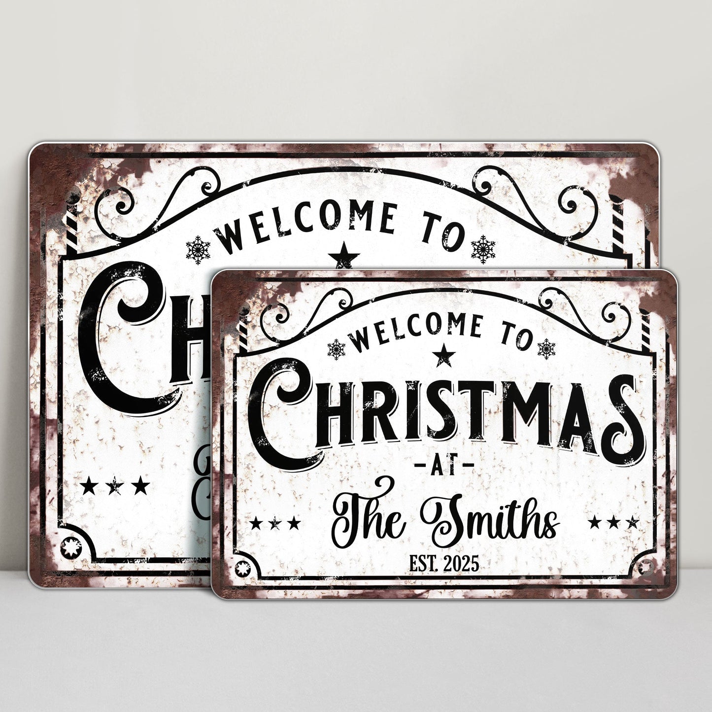 Personalized Sign - Welcome to Christmas