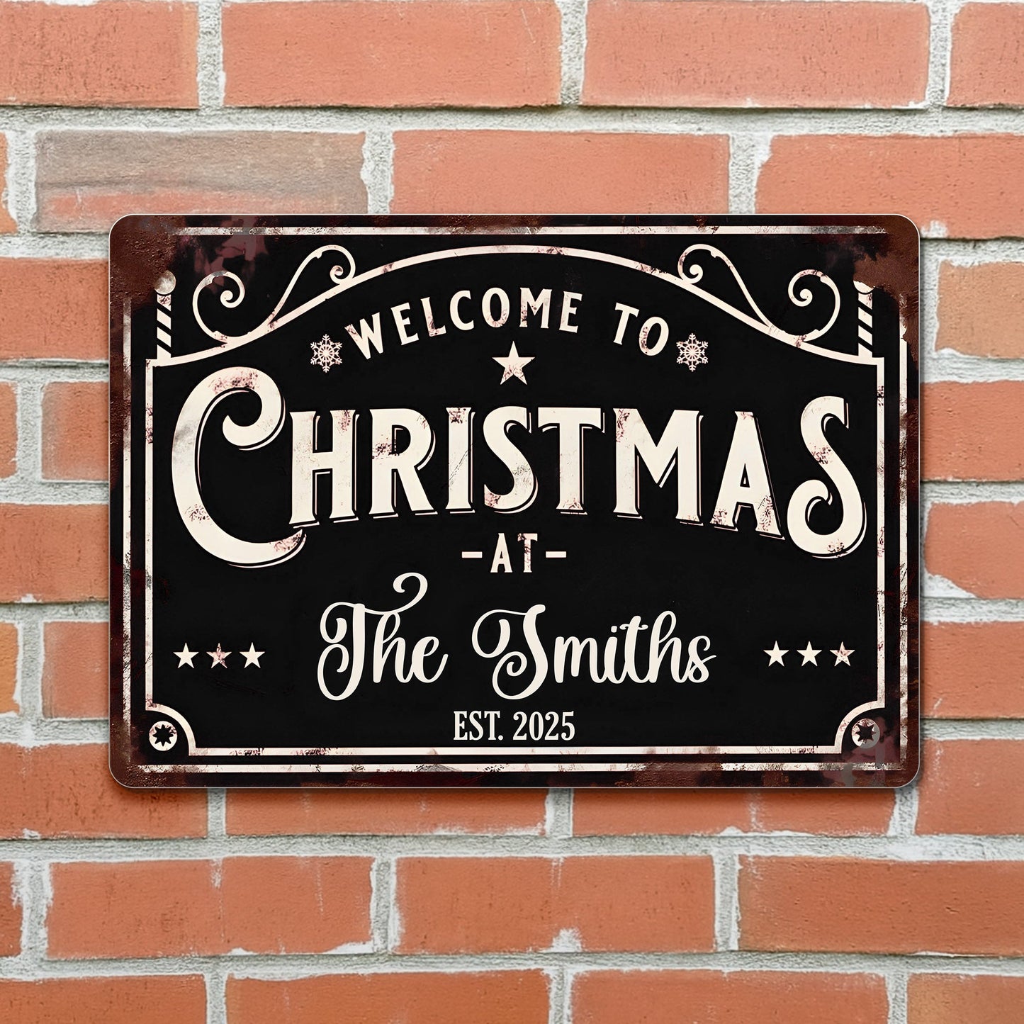 Personalized Sign - Welcome to Christmas