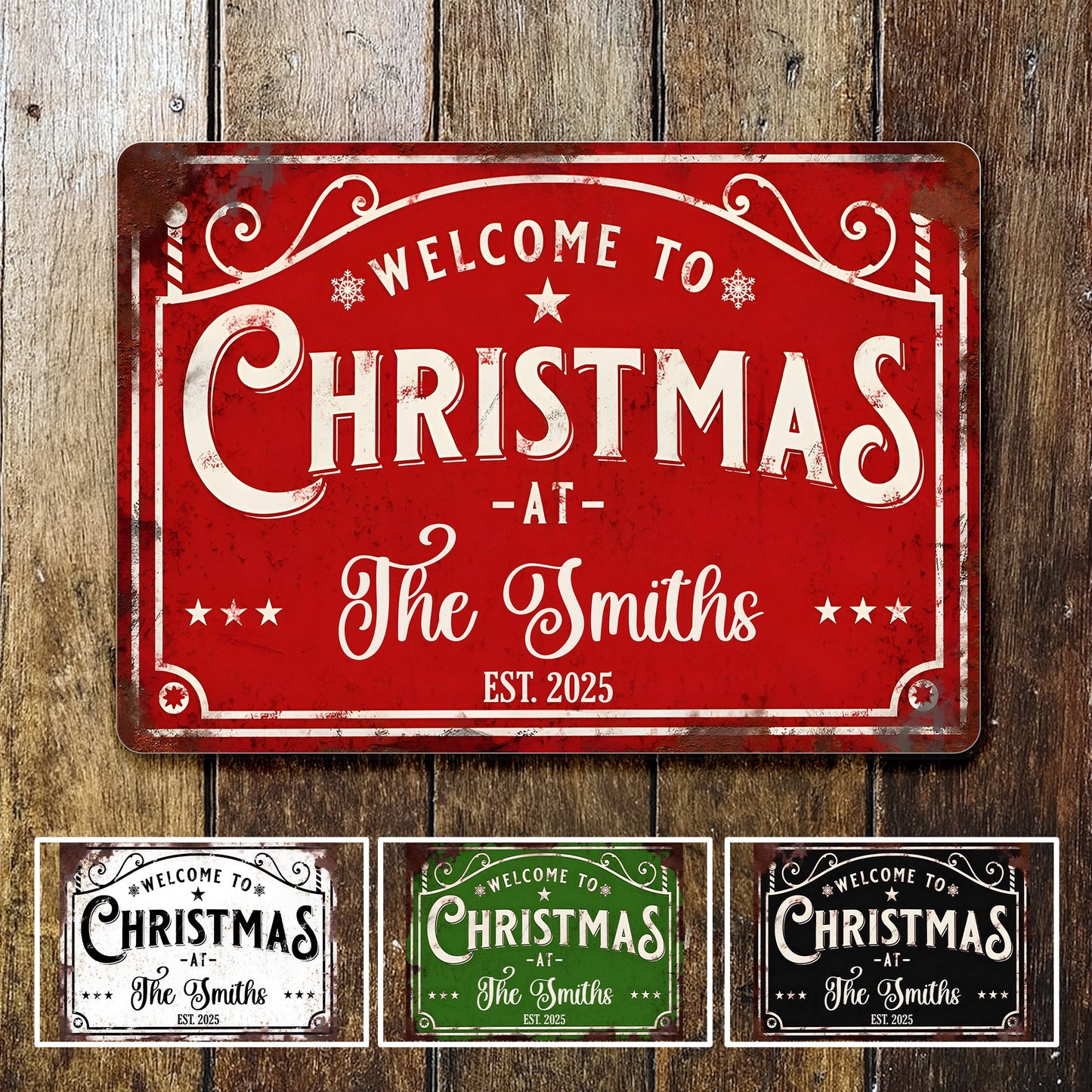Personalized Sign - Welcome to Christmas