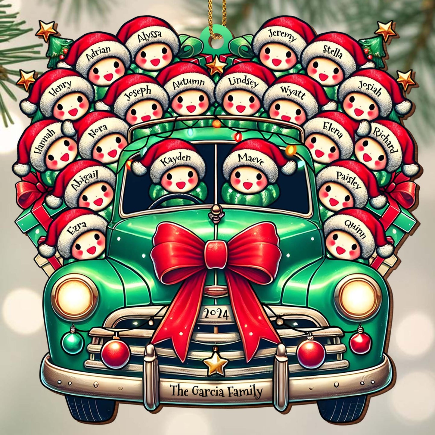 Home For The Holidays Gathering Love And Joy With Vintage Car