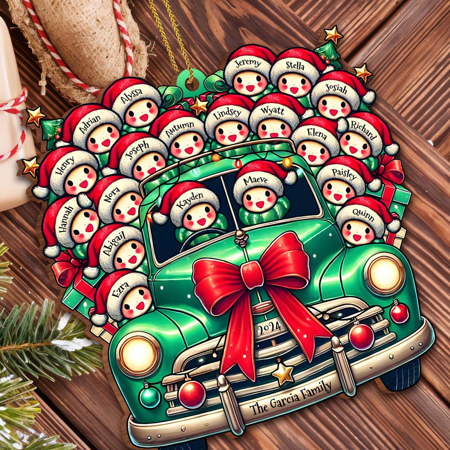 Home For The Holidays Gathering Love And Joy With Vintage Car