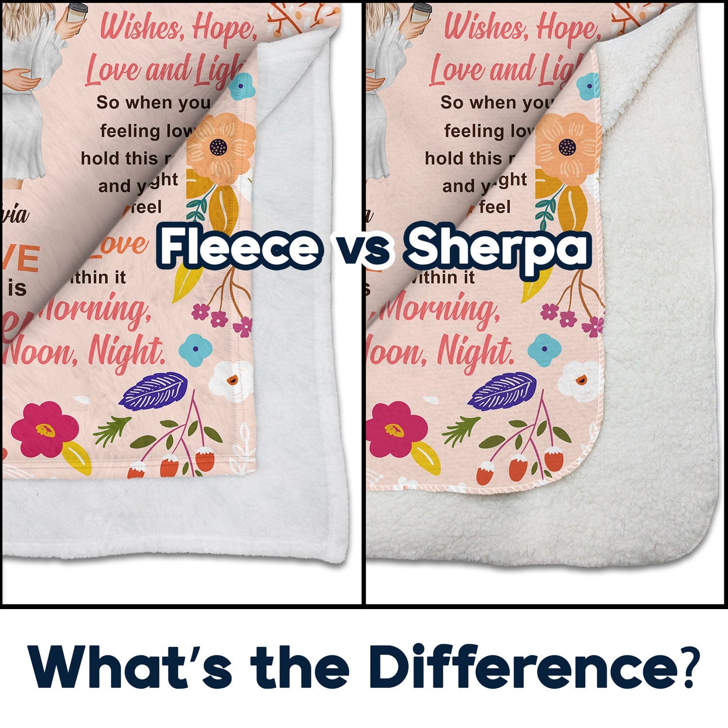 Heartfelt Custom 'My Love Within It' Blanket Gift for Sister & Friends