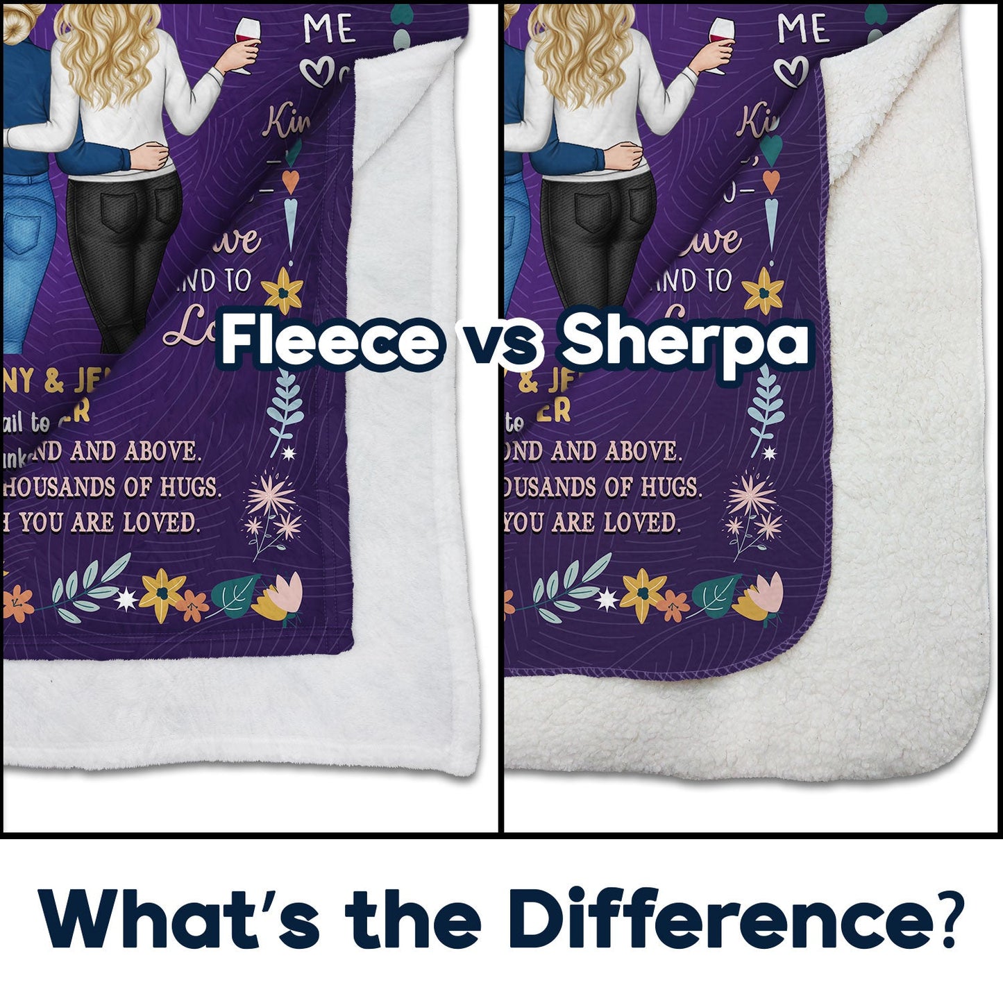 Custom 'To My Mommy' Blanket - Heartfelt Personalized Gift for Mom & Daughter