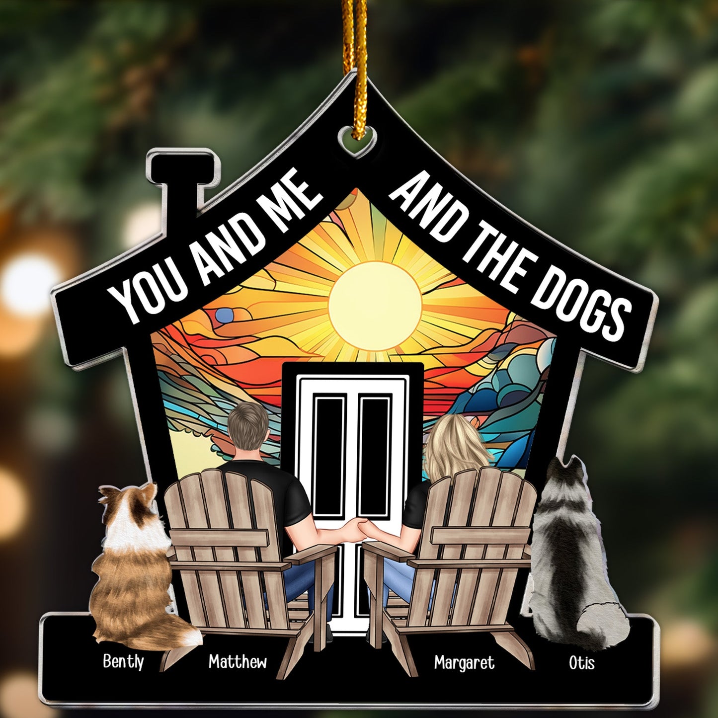 Heartfelt Personalized "First Christmas In Our New Home" Couple & Pet Ornament