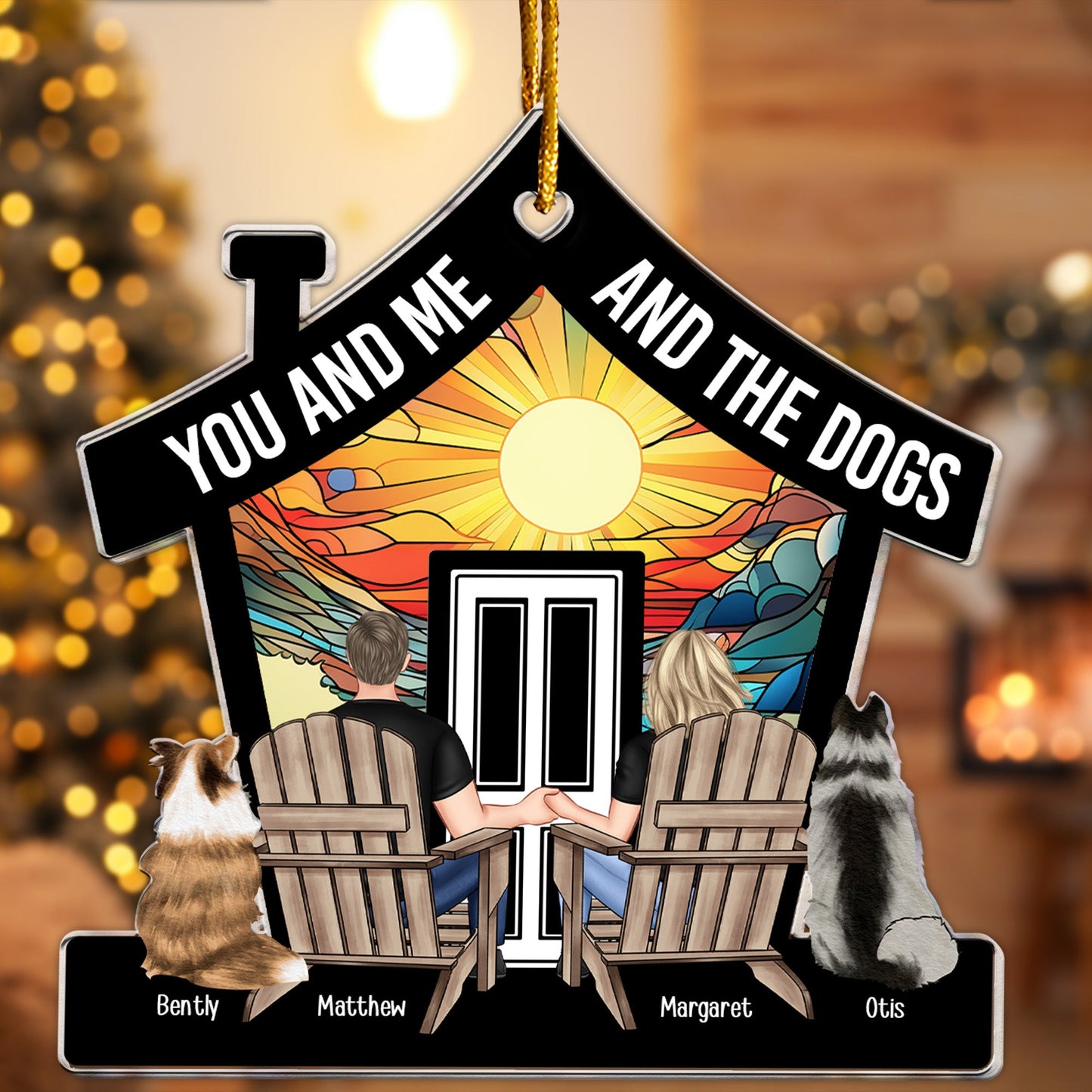 Heartfelt Personalized "First Christmas In Our New Home" Couple & Pet Ornament