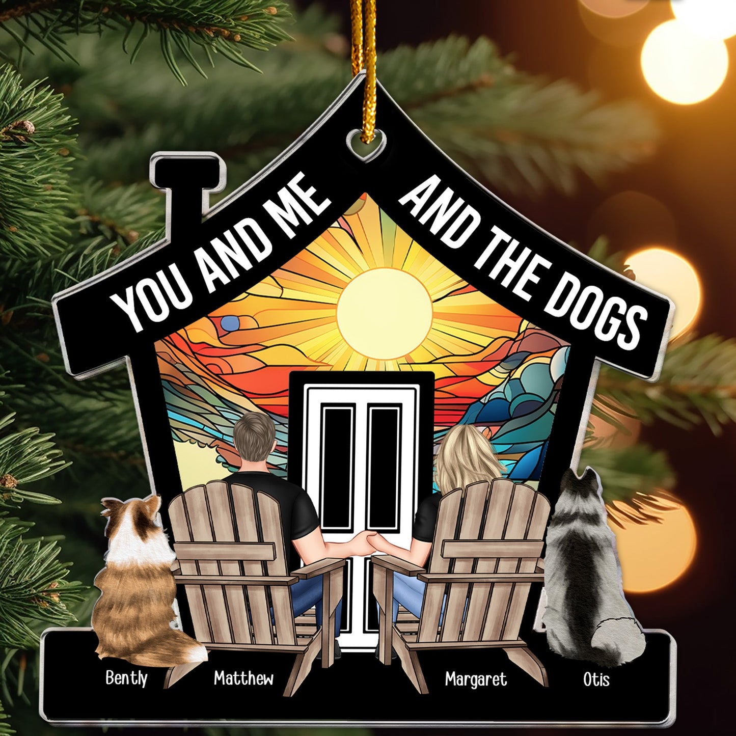 Heartfelt Personalized "First Christmas In Our New Home" Couple & Pet Ornament