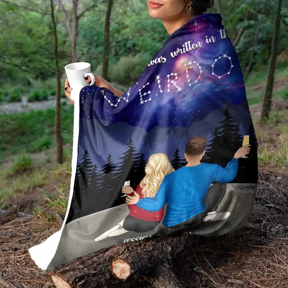 Starry Nights & Soulmates: Personalized Blanket for the Weirdos in Love