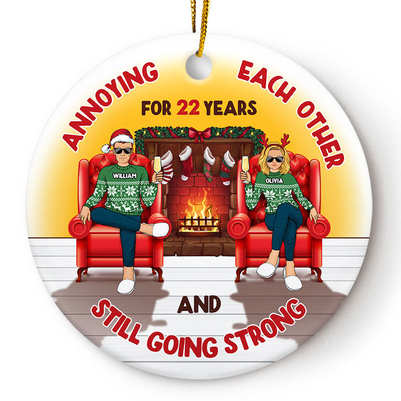 Heartfelt Personalized Couple Christmas Keepsake - Annoying Each Other & Still Going Strong