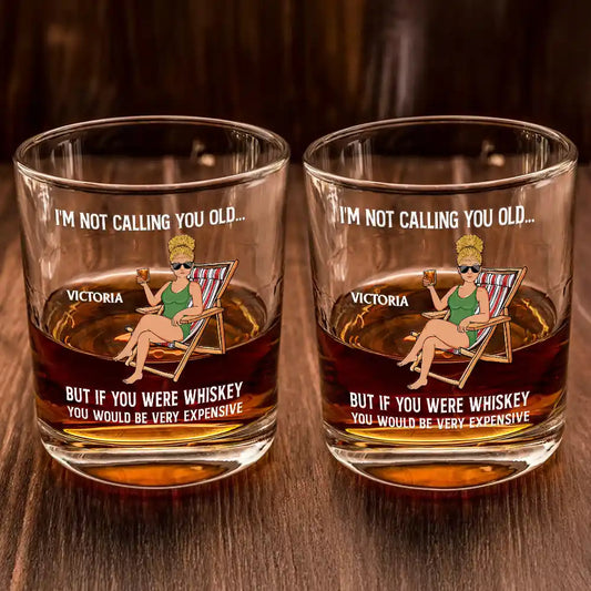 Personalized Whiskey Glass personalization view for Dad