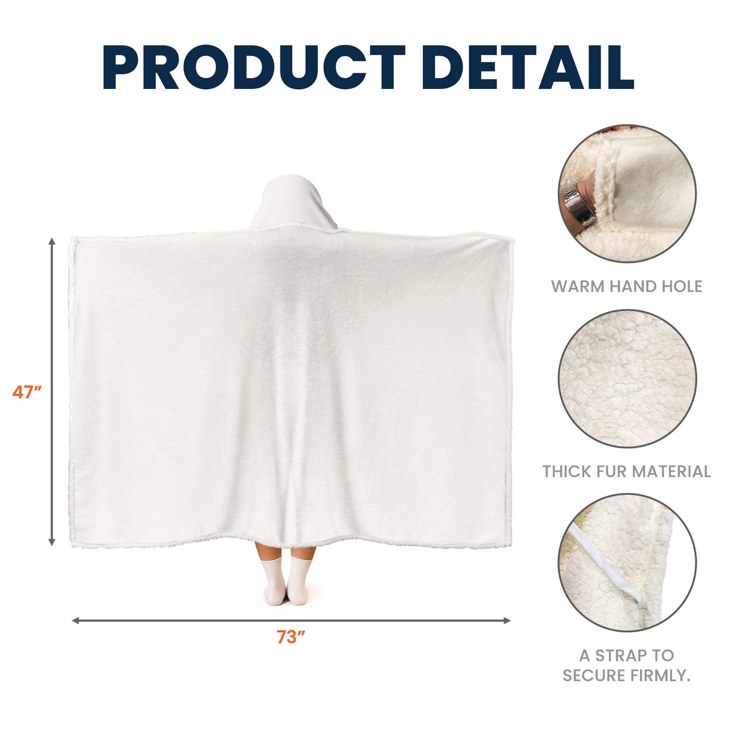 Personalized Hoodie Blanket - It Reminds You How Much We Love You