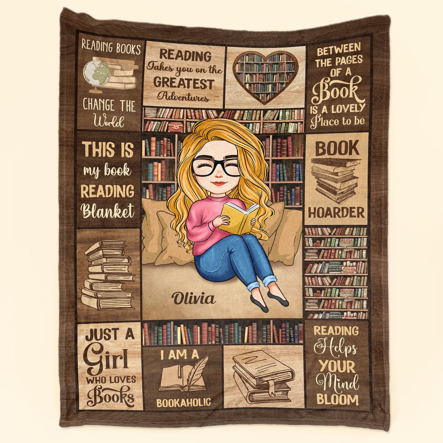 Personalized Book Lover’s Blanket – Wrap Yourself in Stories