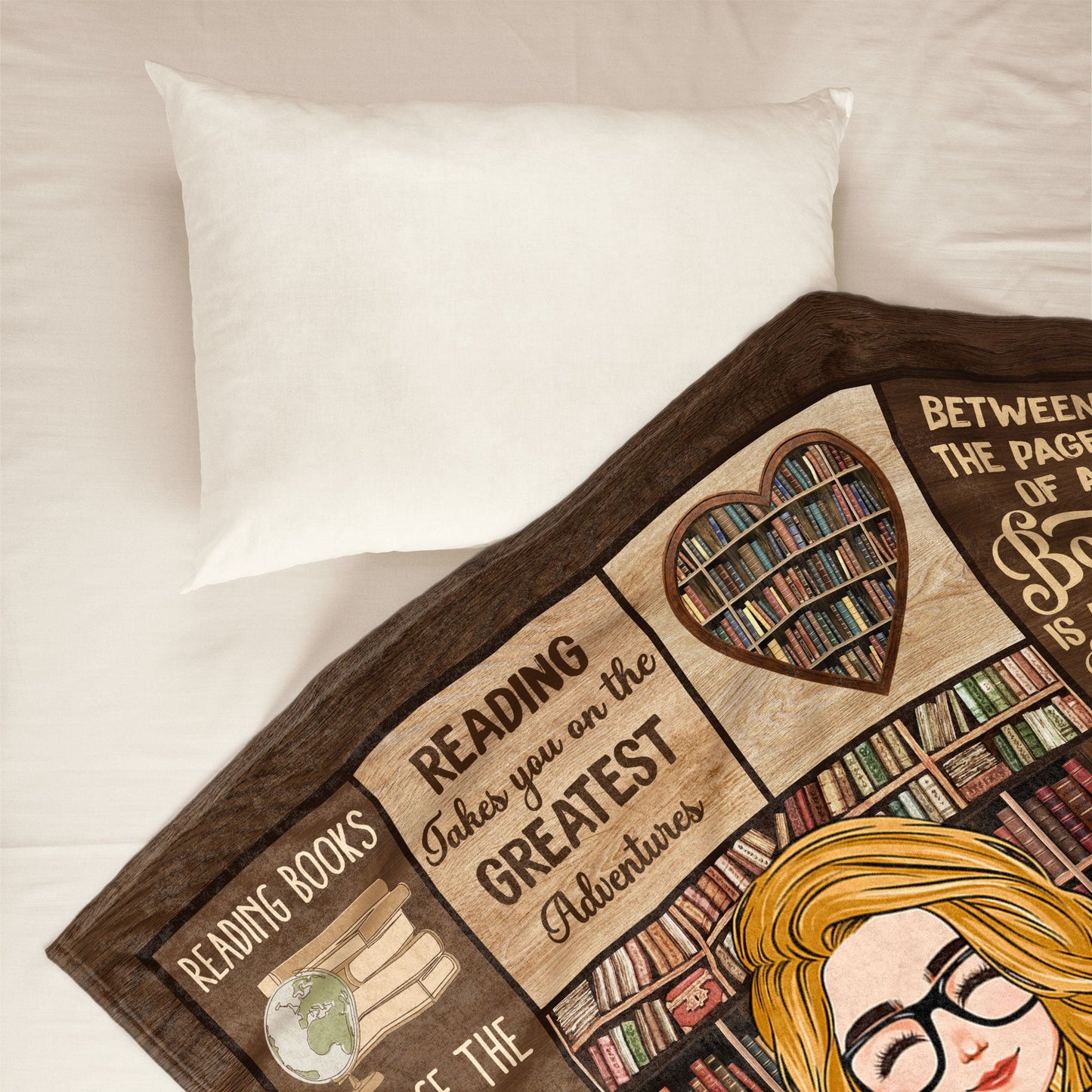 Personalized Book Lover’s Blanket – Wrap Yourself in Stories
