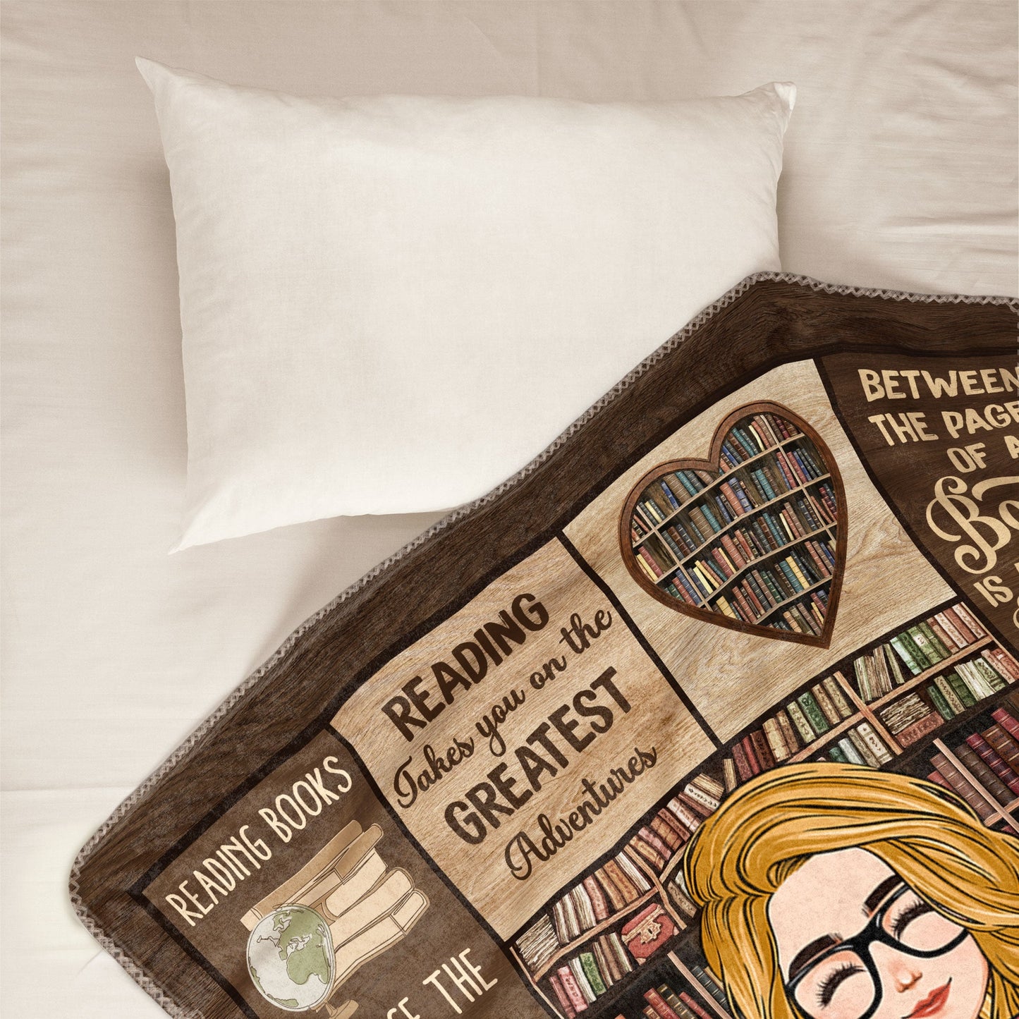 Personalized Book Lover’s Blanket – Wrap Yourself in Stories