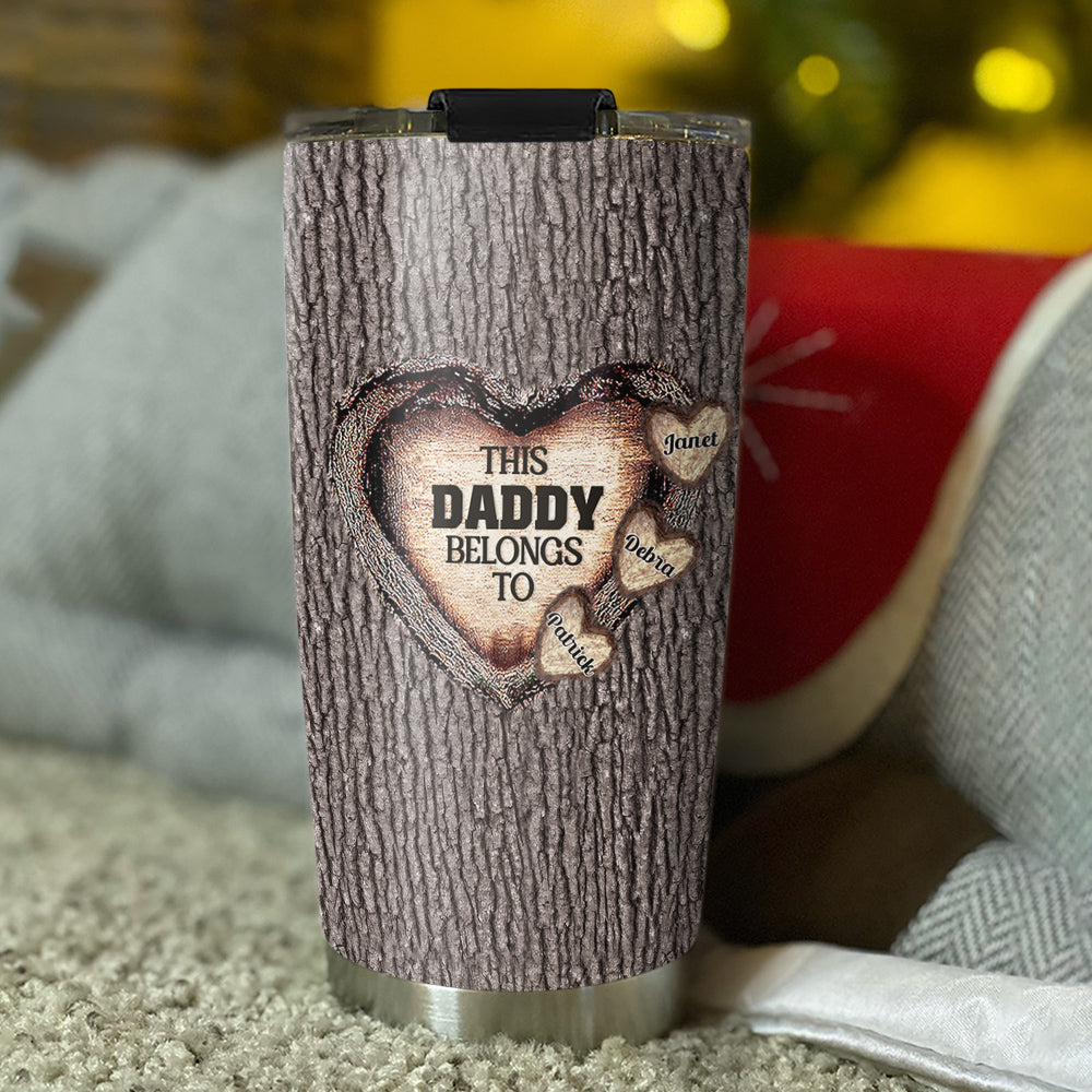 Heart of Dad Tumbler - The Perfect Personalized Gift