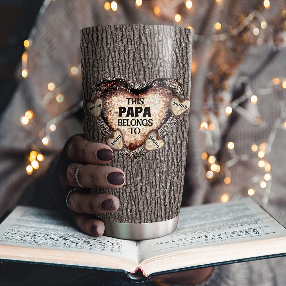 Heart of Dad Tumbler - The Perfect Personalized Gift