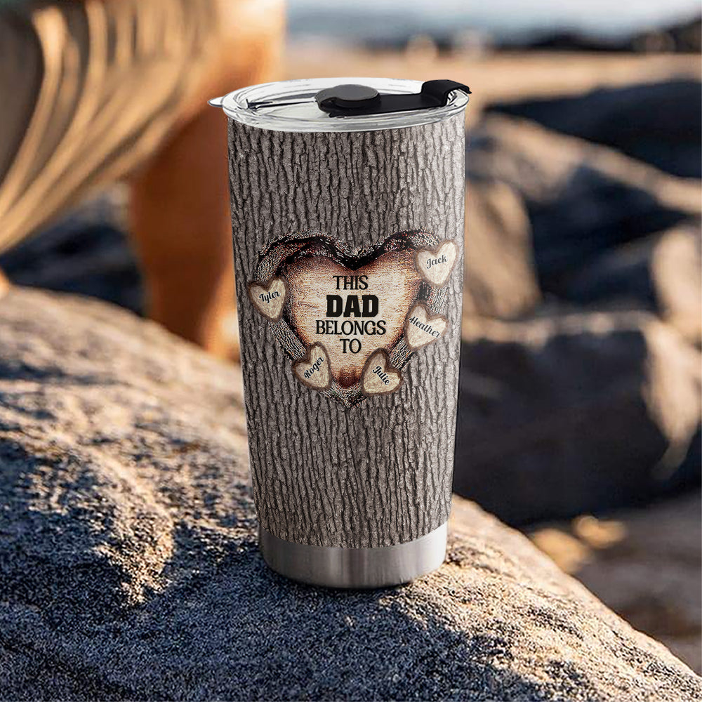 Heart of Dad Tumbler - The Perfect Personalized Gift