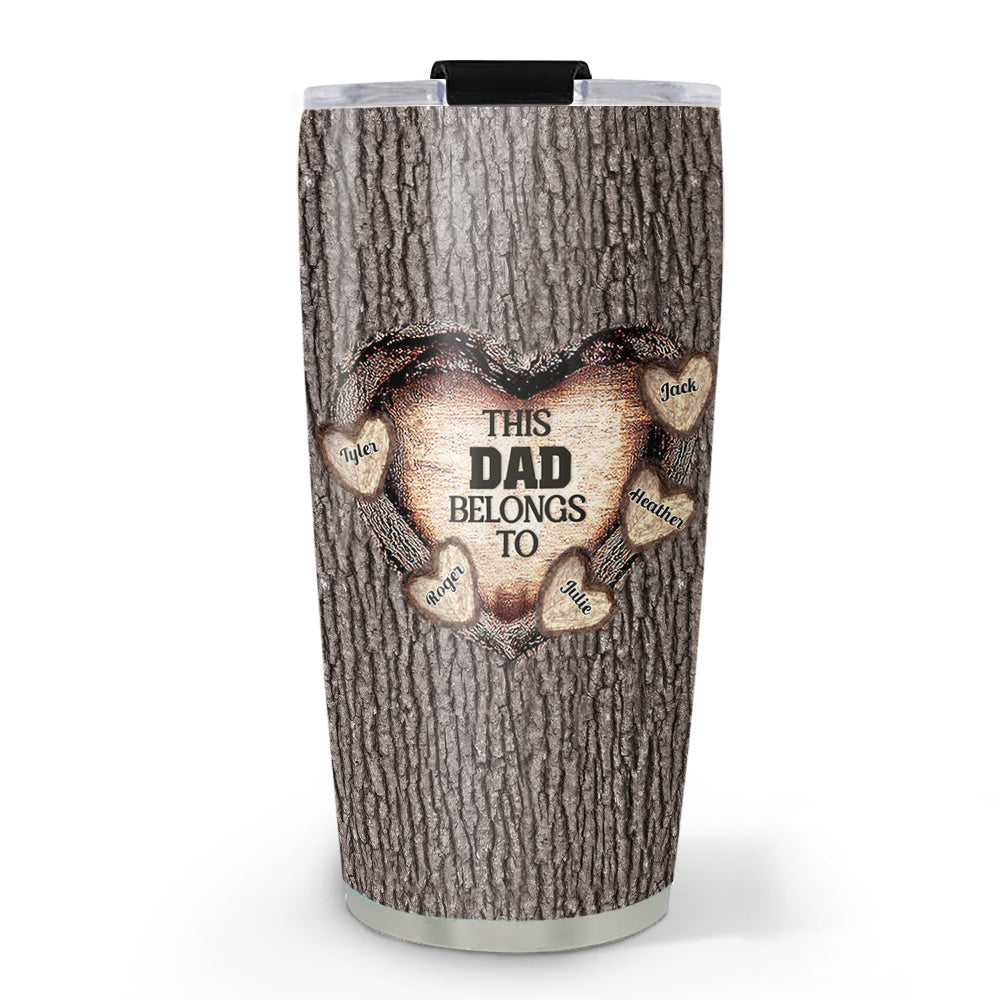 Heart of Dad Tumbler - The Perfect Personalized Gift