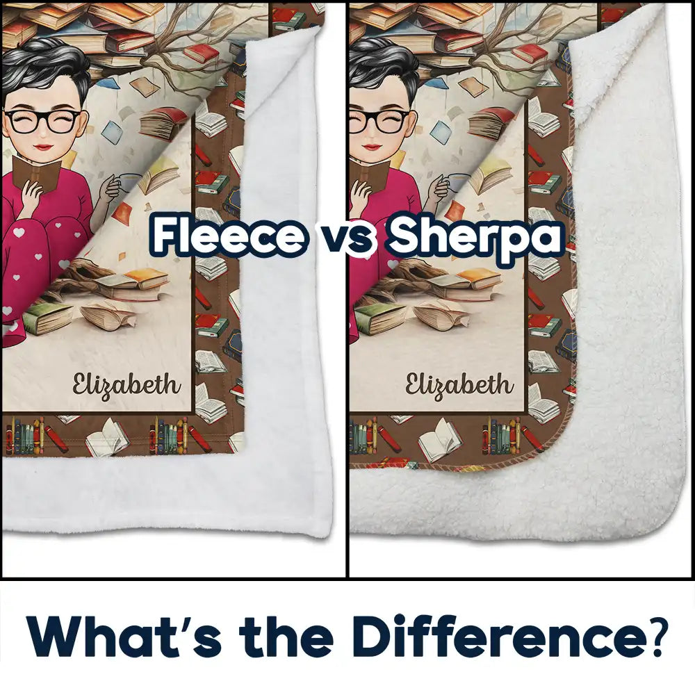 Personalized 'This Is My Reading Blanket' - Cozy Book Lover Gift for Readers