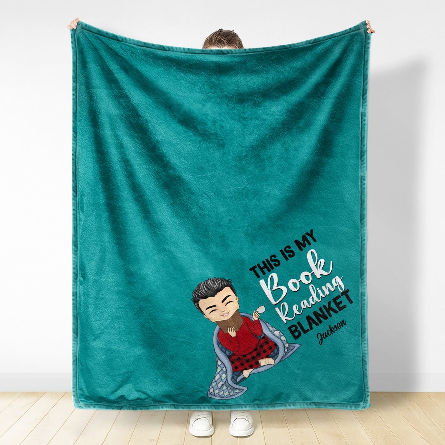 Personalized My Reading Blanket - Cozy Gift for Book Lovers