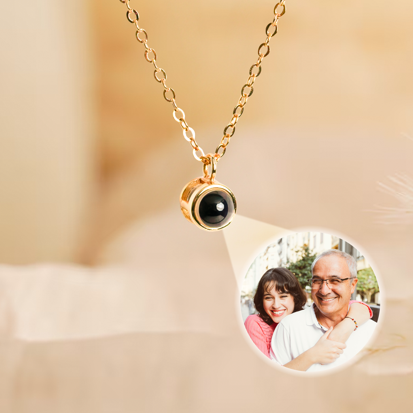 Personalized Photo Projection Necklace - Cherish Every Memory