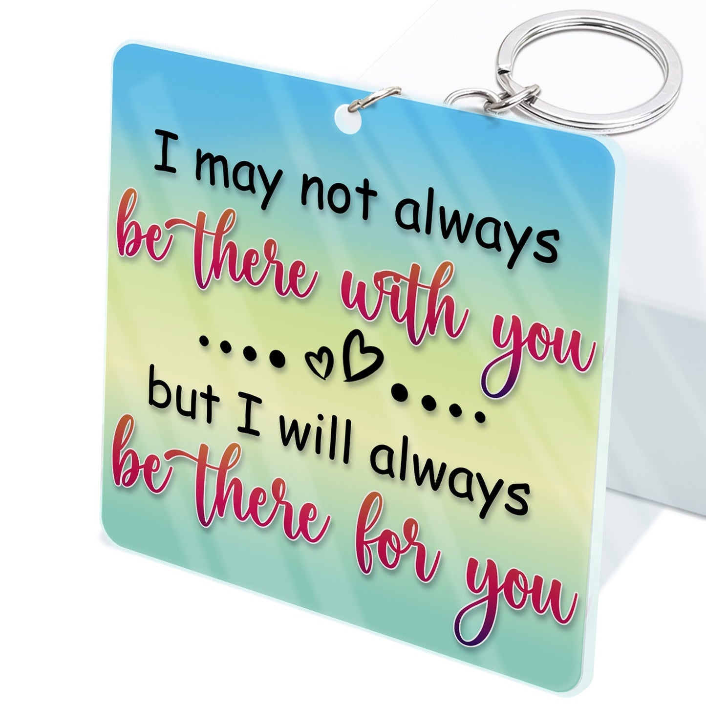 Custom Best Friend Keychain: 'Always Be There For You' Personalized Gift