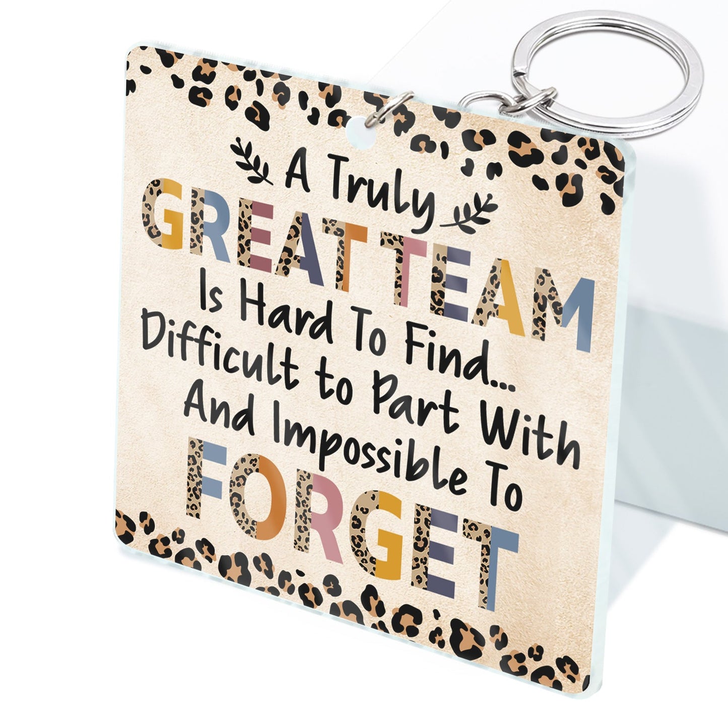 Personalized Funny Keychain for Work Besties: 'You Are The Reason...'