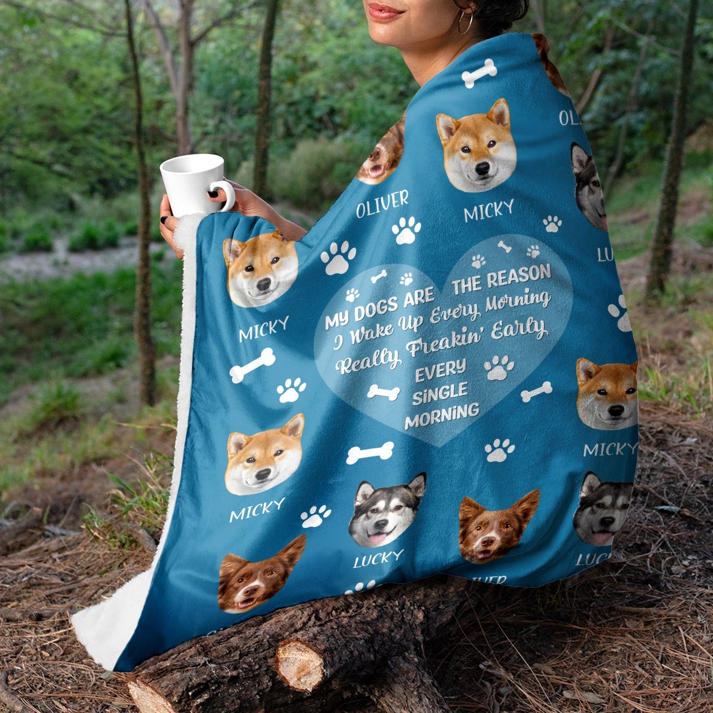 Personalized Photo Blanket - “We’ll Be Watching You” Pet Gift