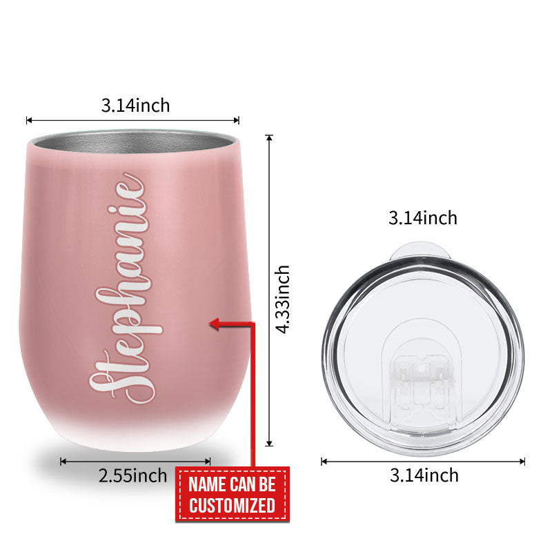 I'm Outdoorsy I Drink Wine on the Patio" Personalized Tumbler