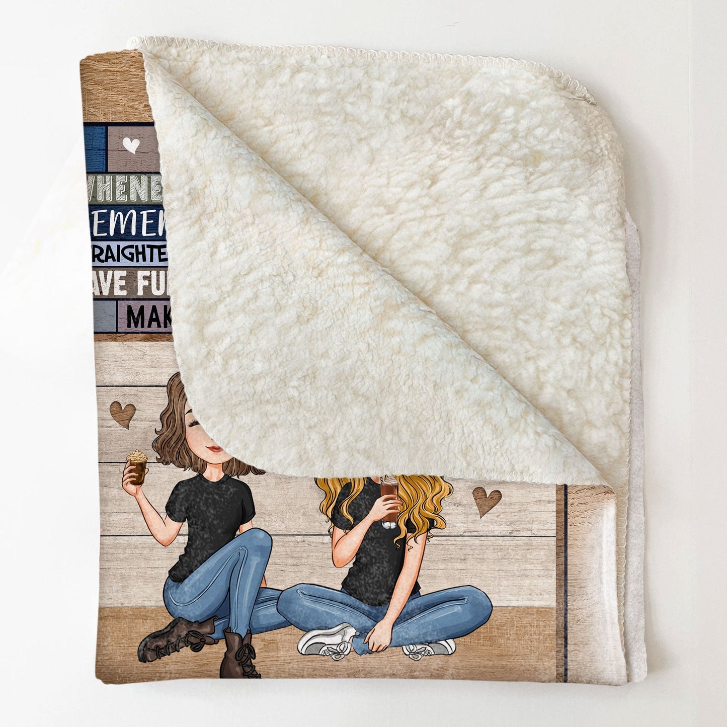 Custom Sister Blanket: "Remember Whose Sister You Are" - Heartfelt Gift for Her