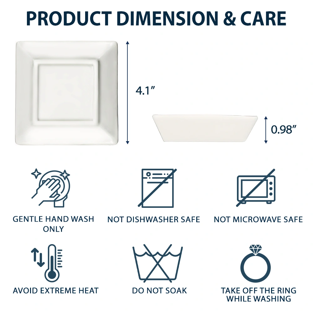 Custom Mother's Day & Birthday Ring Dish: Mom's Many Names Keepsake