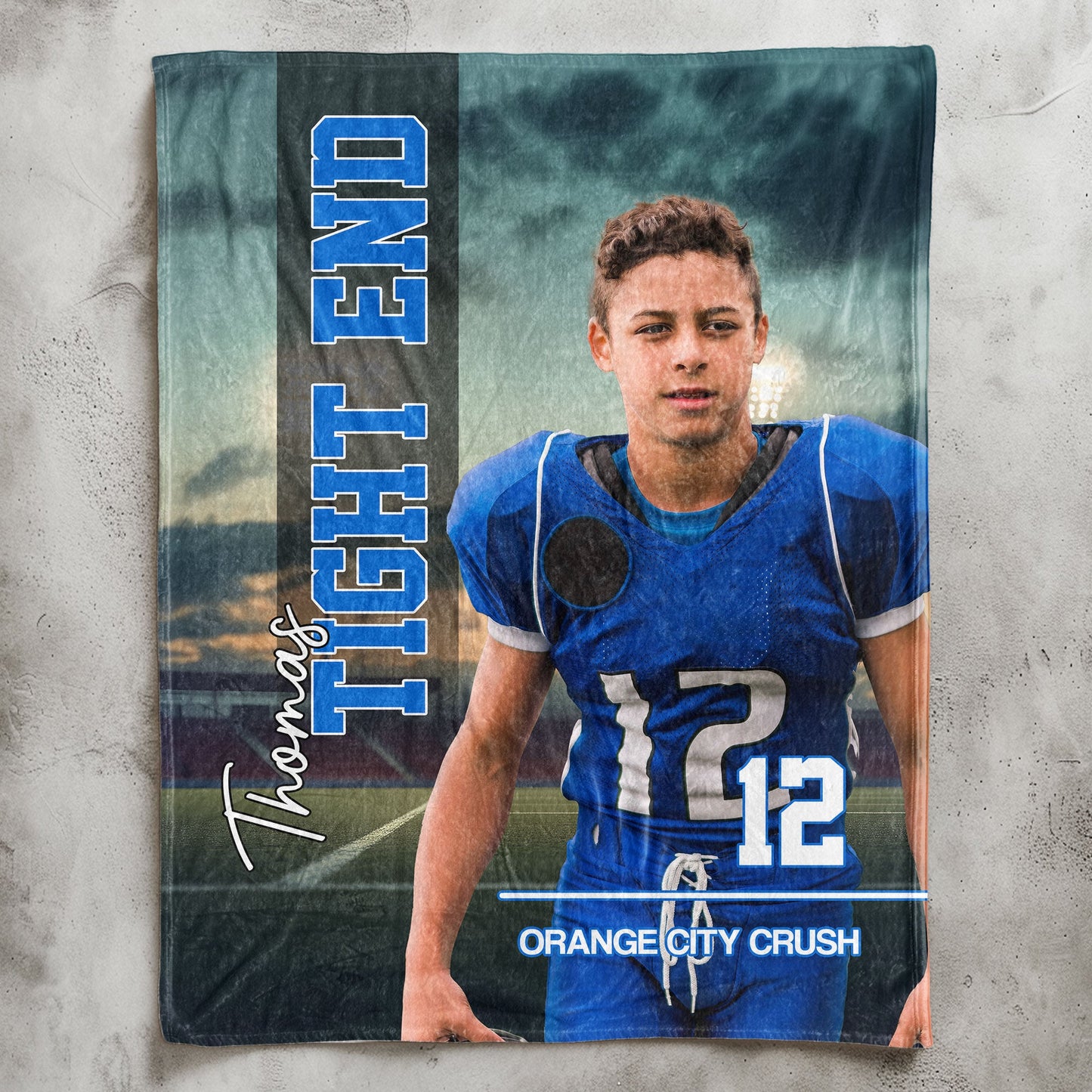 Basketball, Football, Baseball, Soccer, Softball - Sport Lovers - Personalized Photo Blanket