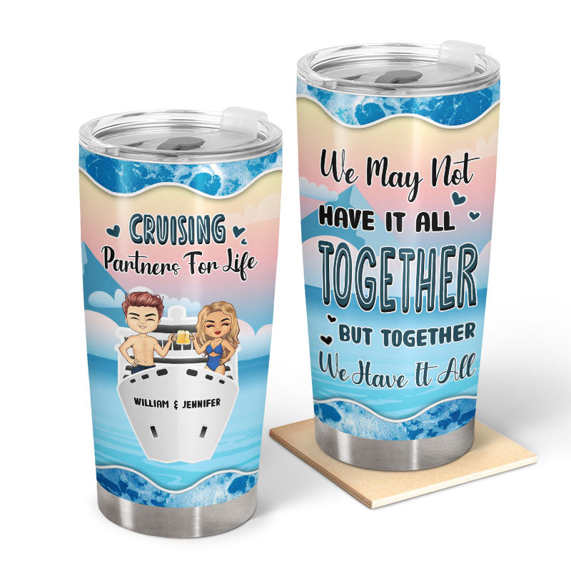 Personalized Cruising Couple Tumbler - 'We Have It All Together' Unique Gift