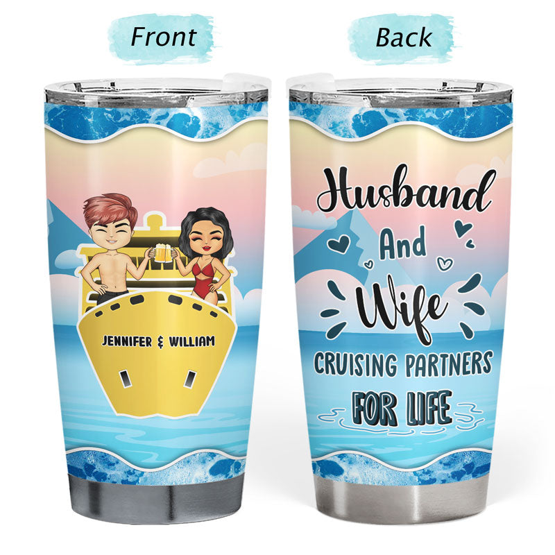 Personalized Cruising Couple Tumbler - 'We Have It All Together' Unique Gift