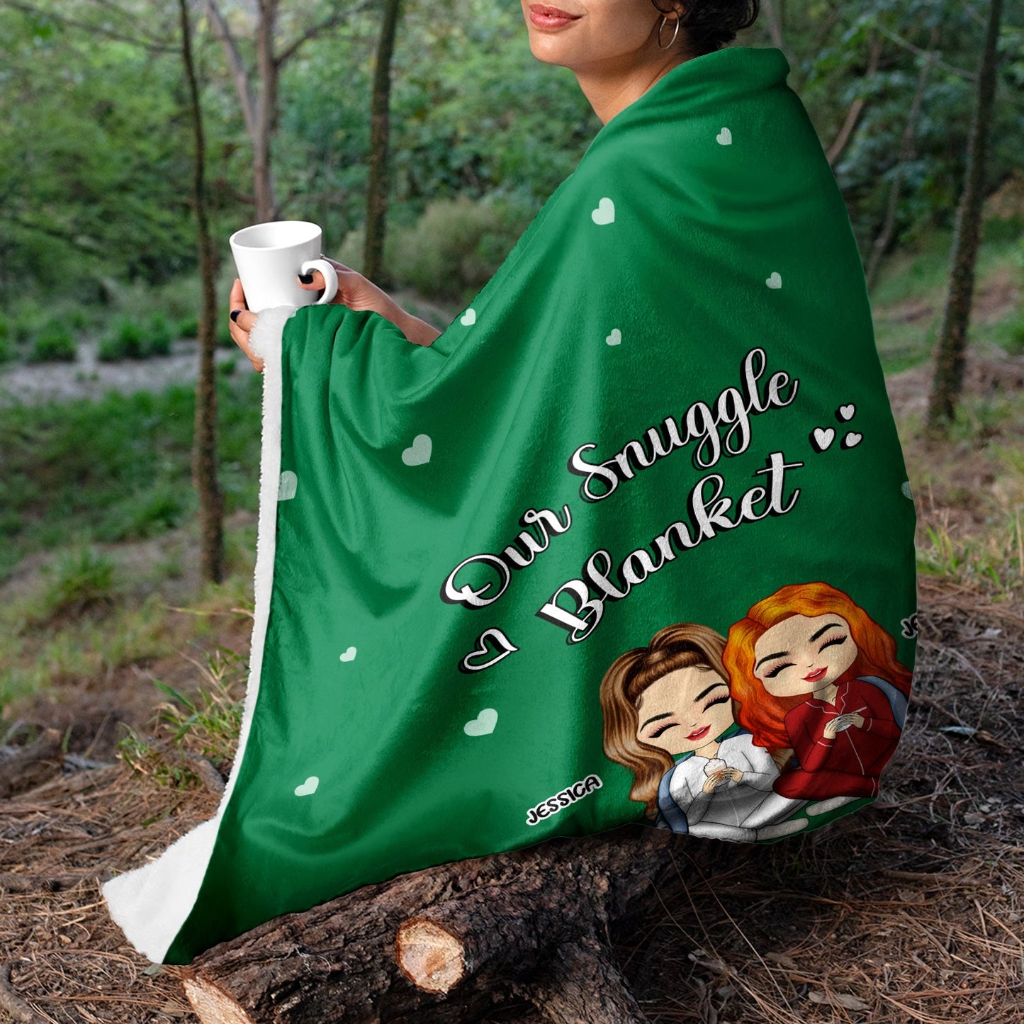 Personalized 'Our Snuggle Blanket' for Couples - Custom Anniversary Gift