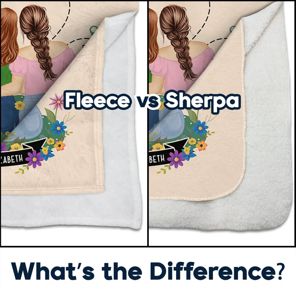 Personalized 'Big Hug Across Miles' Blanket for Long Distance Gifts Friends