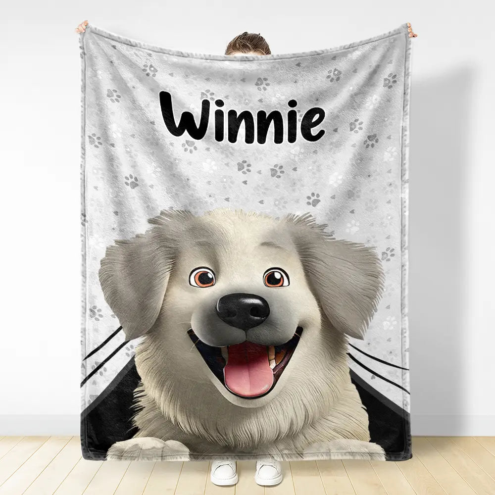 Dog Lovers,Pet Lovers,Dog Mom,Dog Dad,Pet Mom,Pet Dad - Dogs Make Life Better - Personalized Fleece Blanket, Sherpa Blanket