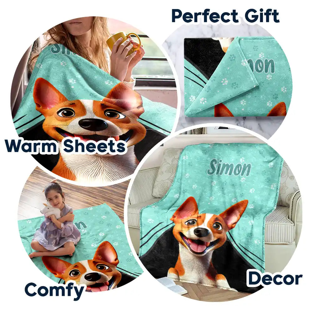 Dog Lovers,Pet Lovers,Dog Mom,Dog Dad,Pet Mom,Pet Dad - Dogs Make Life Better - Personalized Fleece Blanket, Sherpa Blanket