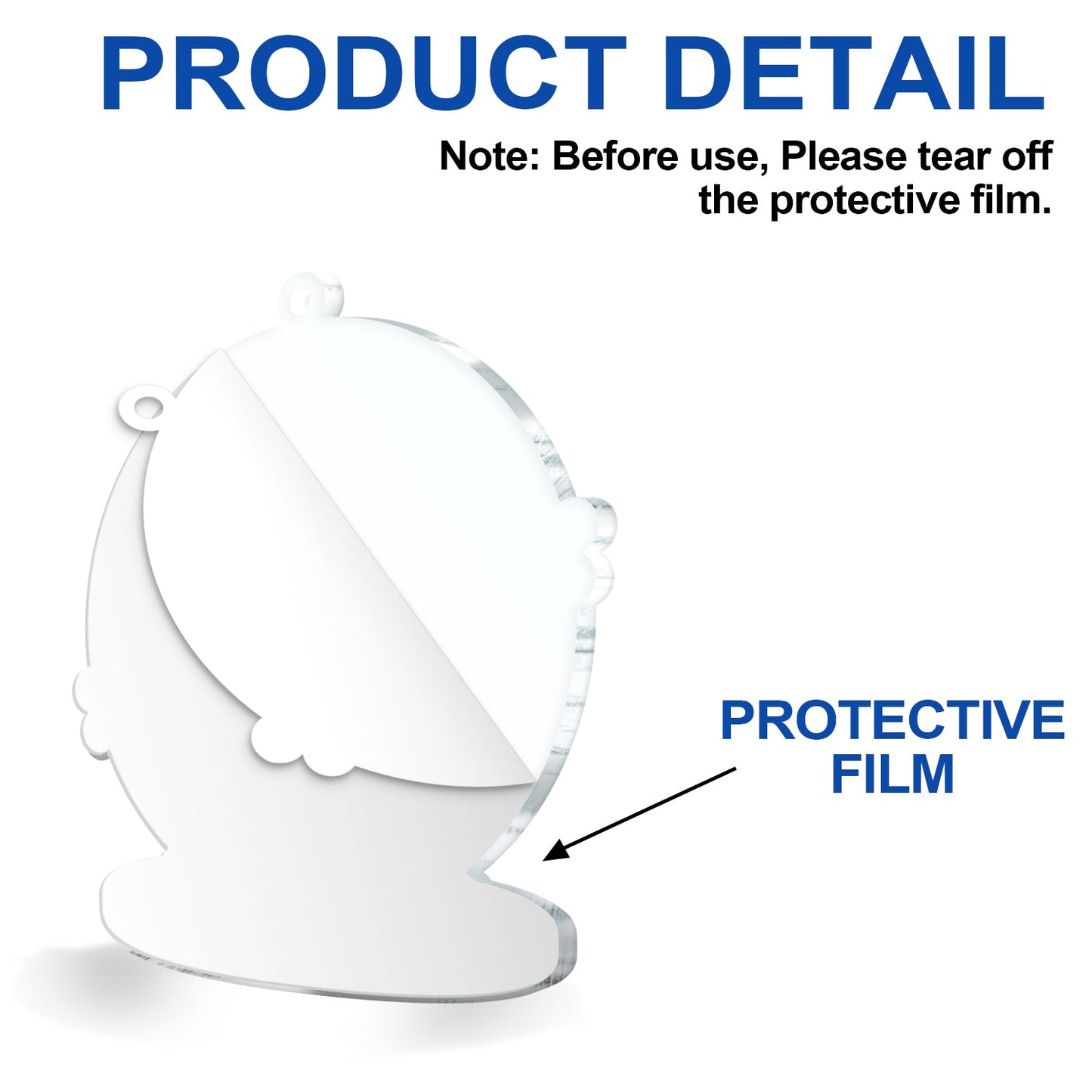 Personalized Chibi Kid Christmas Ornament – Custom Name & Initial Gift