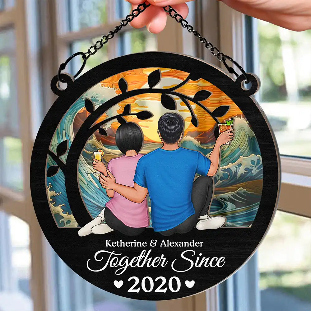 Personalized Couple Suncatcher: 'You & Me We Got This' Keepsake Gift