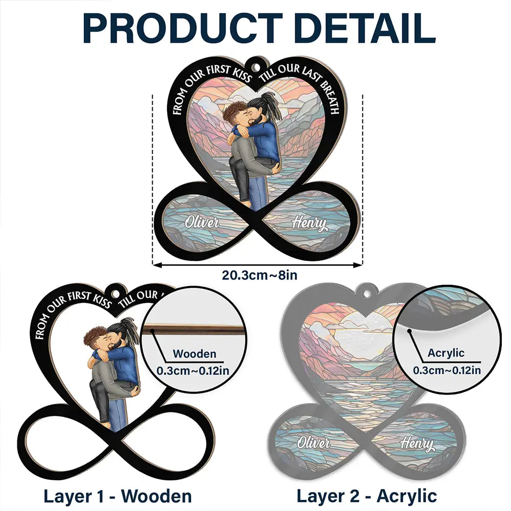 Personalized 'You & Me We Got This' Suncatcher for Couples | Romantic Keepsake