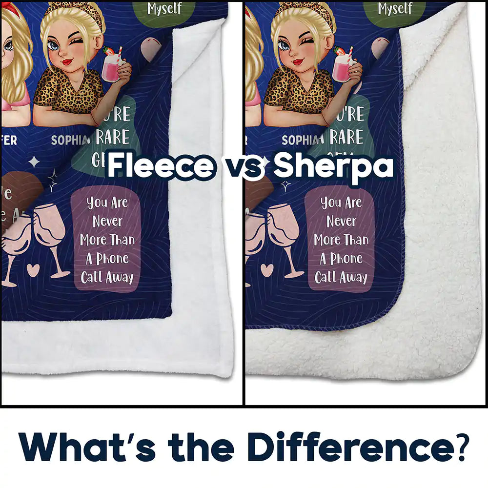 10 Reasons Why You Are My Bestie - Personalized Blanket