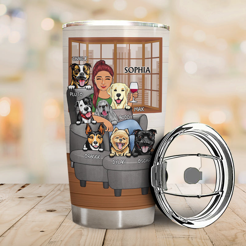 Best Dog Mom Ever - Personalized Thank You Tumbler