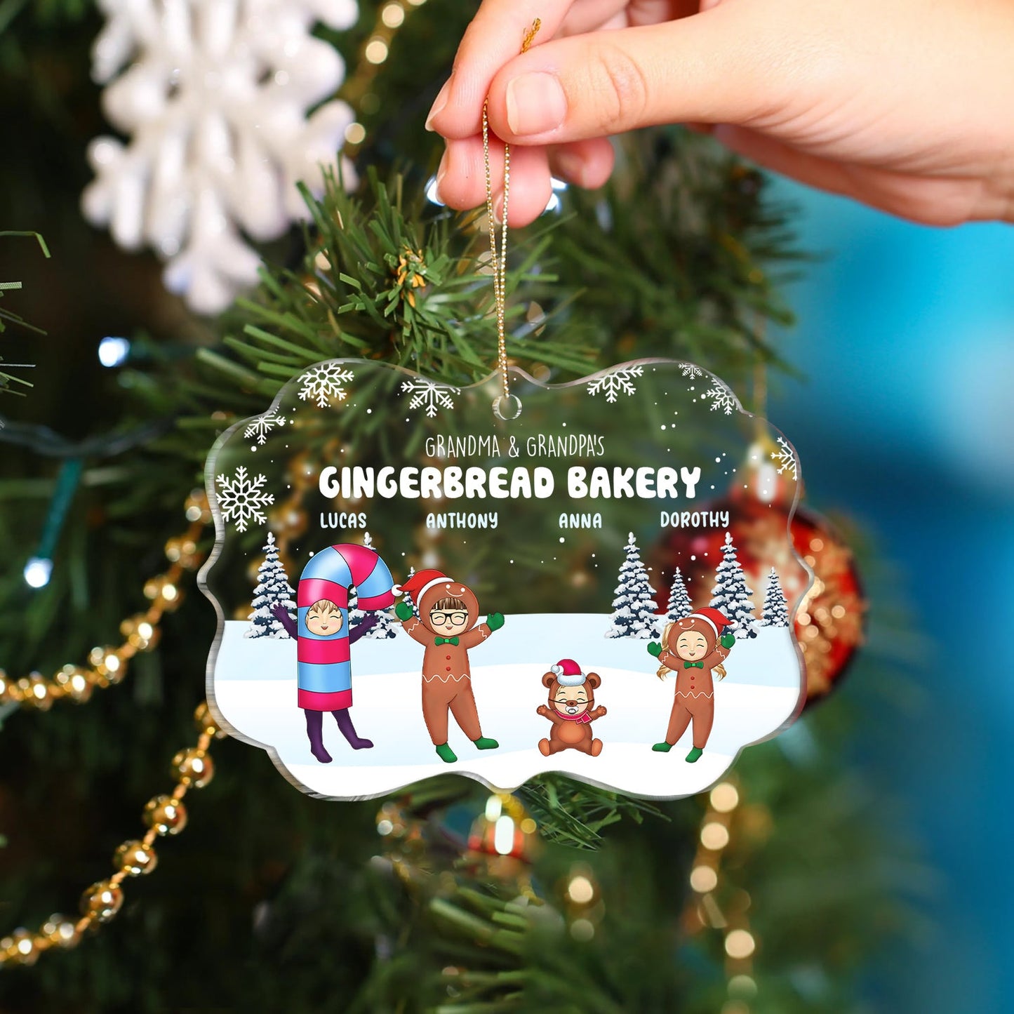 Personalized 'Mom & Dad's Perfect Batch' Christmas Tree Ornament