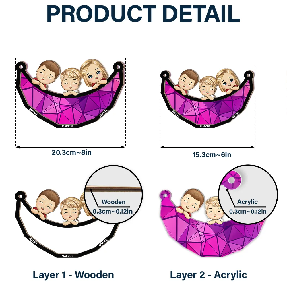 Heartfelt Personalized 'Love You To The Moon' Suncatcher for Dad & Grandpa