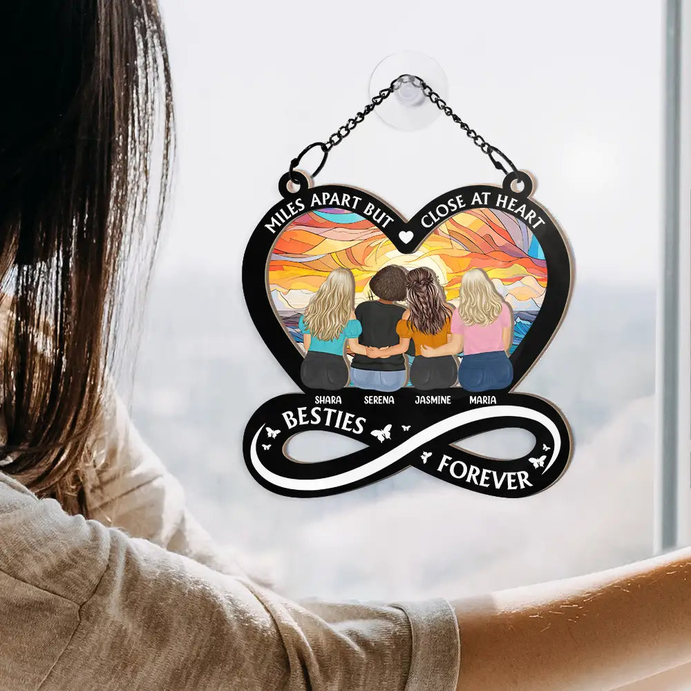 Personalized 'Old Friend' Suncatcher Ornament | Bestie & Sister Keepsake Gift